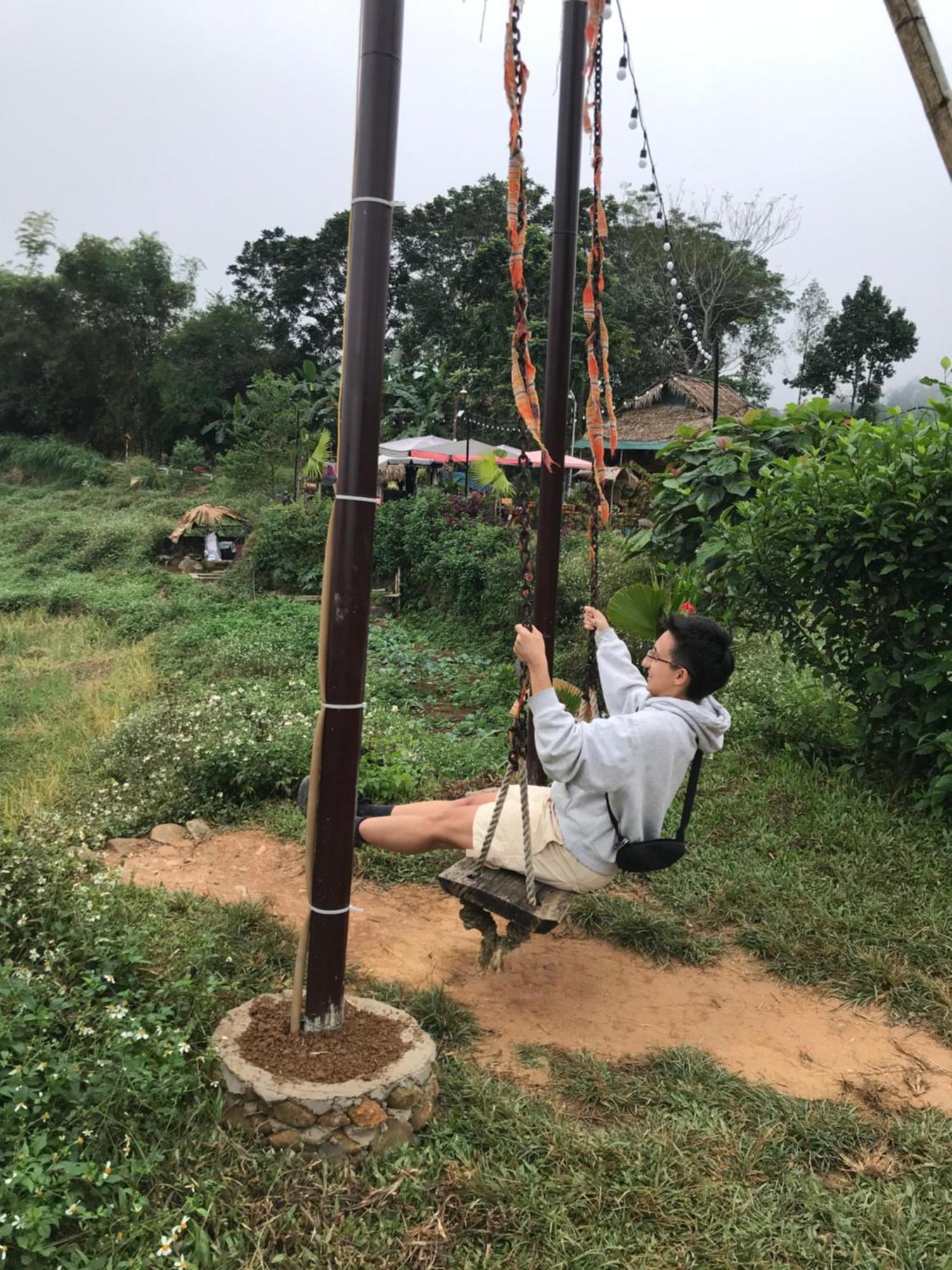 Oh Pu Luong Homestay Huong Ba Thuoc Extérieur photo